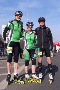 Gruppenbild: Andreas, Annett und Thomas