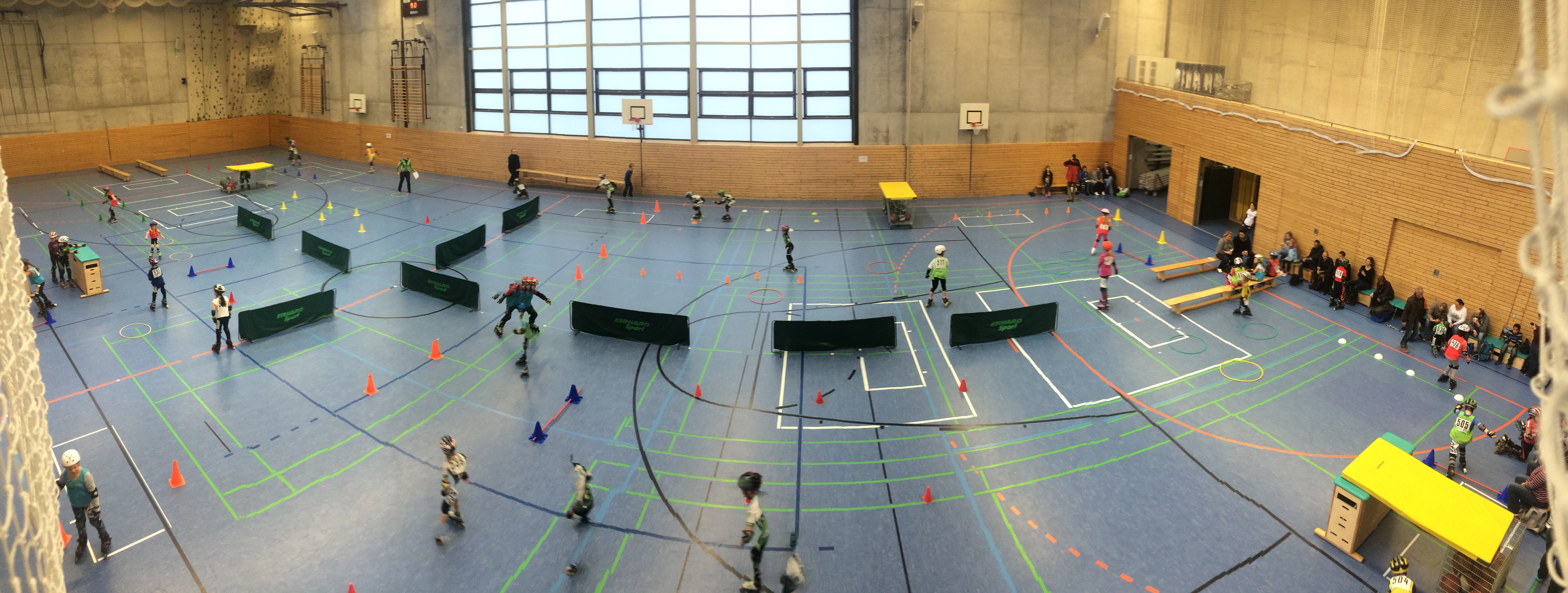 Panoramablick Sporthalle